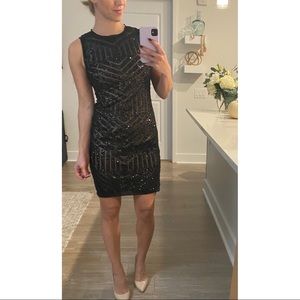 Sequined Vince Camuto Cocktail dress - black